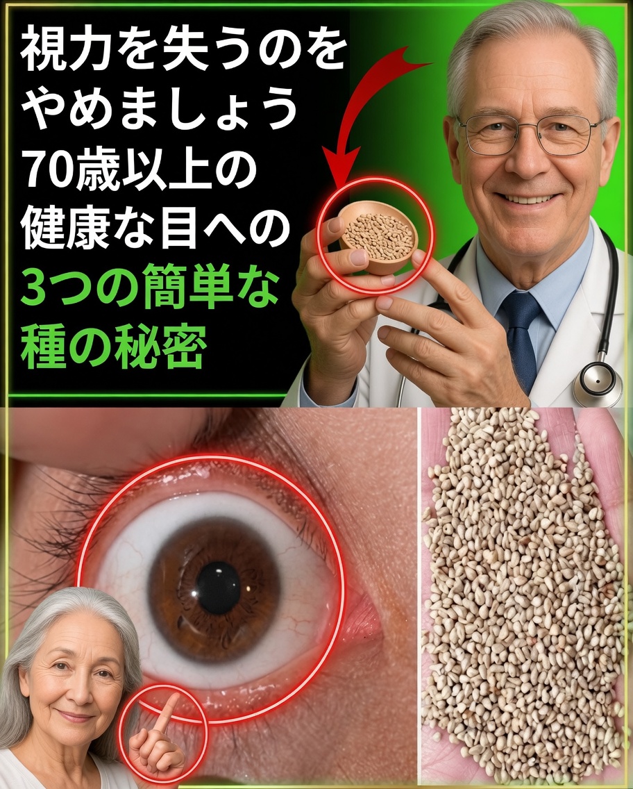 自然に目を守る：シニアが知っておくべき強力な種子3つと果物1つ