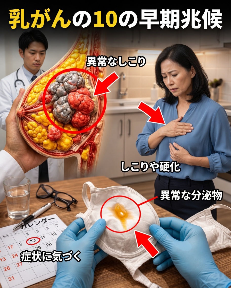 絶対に見逃してはいけない乳がんの警告サインと症状10選――この知識があなたの命を救うかもしれない