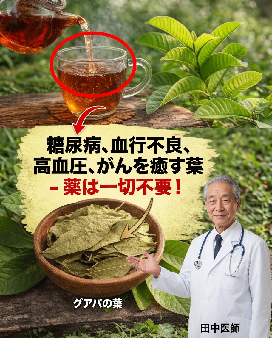 グアバの葉で自然に血行をサポートし、血圧のバランスを整え、健康を促進する方法を発見しよう