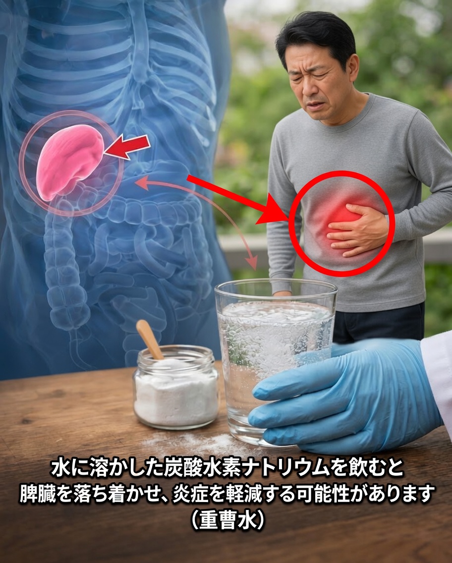 重曹入りの水を飲むと、体の抗炎症バランスを整えるのに役立ちますか？