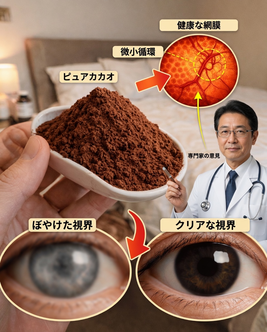 日本最古の医師が明かす：寝る前にこの簡単な一さじを摂って、眠っている間に目を自然にサポートしよう