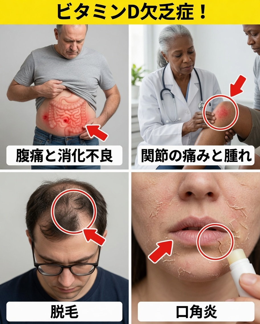 体がビタミンB12を求めて必死に訴えている8つの奇妙なサイン（高齢者の方へ、これがすべてを変えるかもしれません）