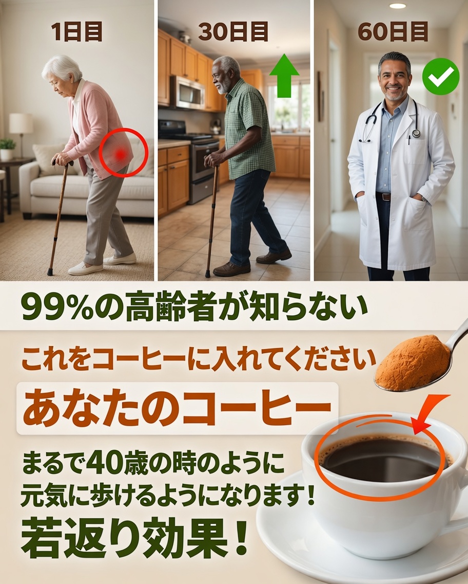 なぜ高齢者はこの粉をコーヒーに加えているのか（人生を変える効果！）