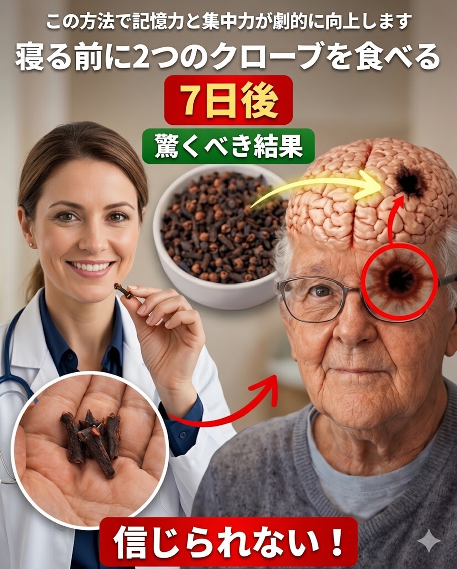 7日間毎日クローブを2粒食べるとどうなる？ほとんど誰も語らない体の驚くべき変化