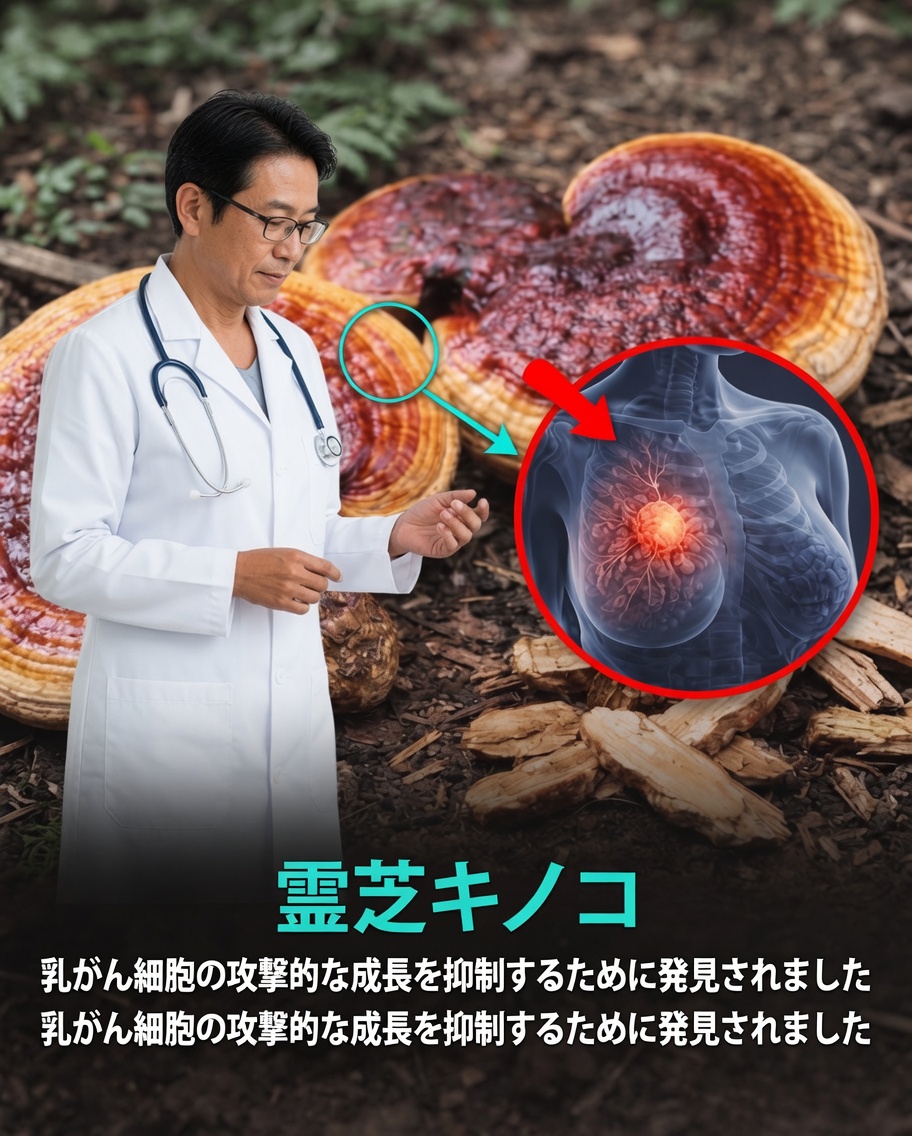 この古代のキノコは乳がん研究を支える新たな手がかりをもたらす可能性があるのか？