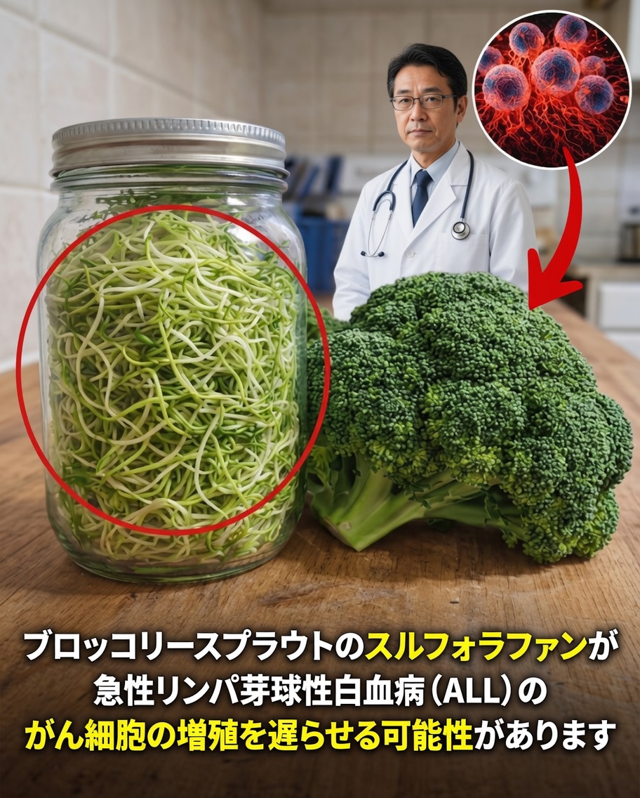 一般的な野菜に含まれる化合物は急性リンパ芽球性白血病の支援に新たな展望をもたらす可能性があるのか？