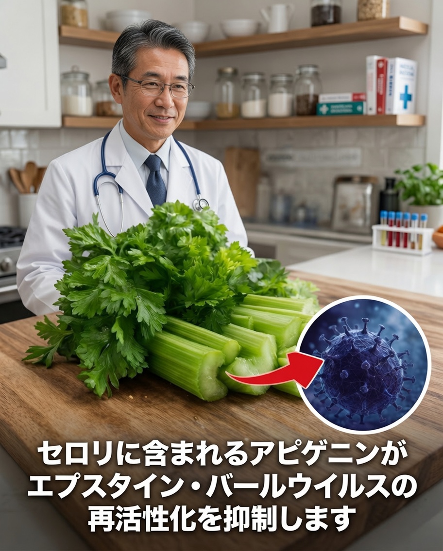 一般的な料理用ハーブは広く蔓延するウイルスの制御に役立つのか？アピゲニンとエプスタイン・バーウイルスに関する新たな発見