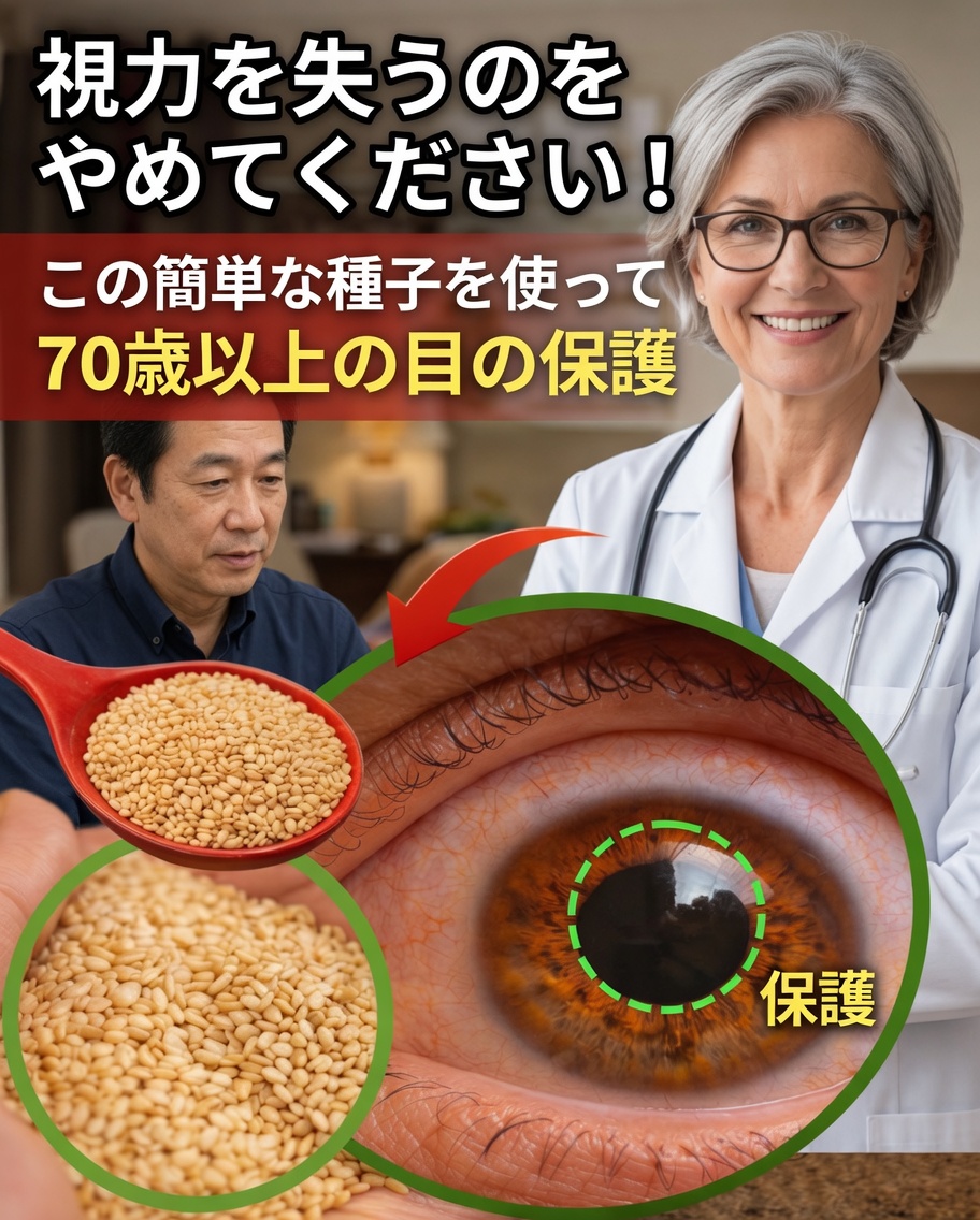 目を守ろう：高齢者向け 3つの種子＋1つの果物