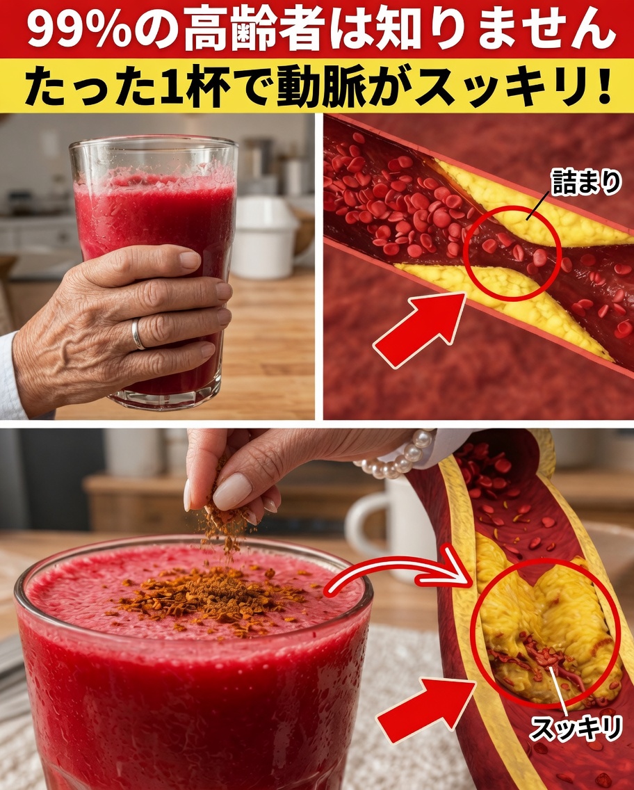 高齢者の健康的な血行をサポートするのに役立つかもしれない朝の1杯の飲み物（チョコレート味）