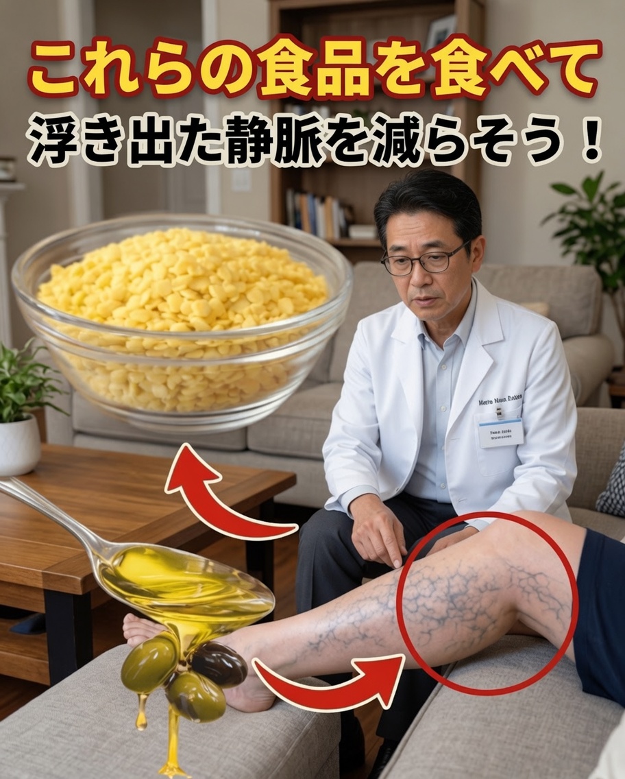 60歳を過ぎて静脈瘤？より健康的な脚を自然にサポートするための簡単な毎日の習慣を発見