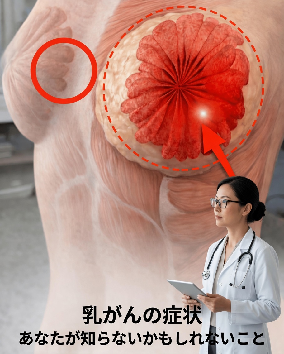 しこり以外で、見逃しているかもしれない乳がんの最も意外な症状