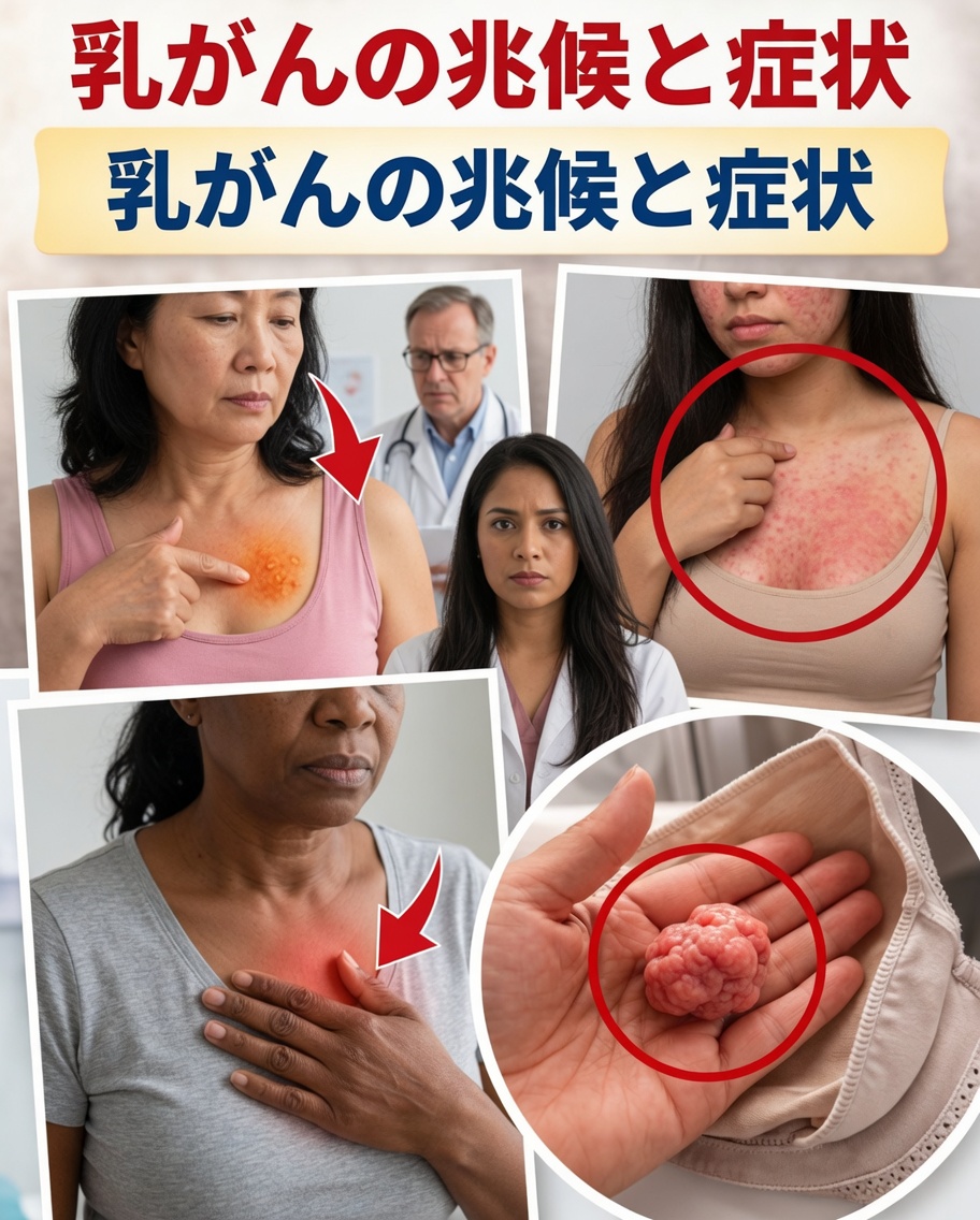 乳がんの見逃してはいけない10の警告サインと症状