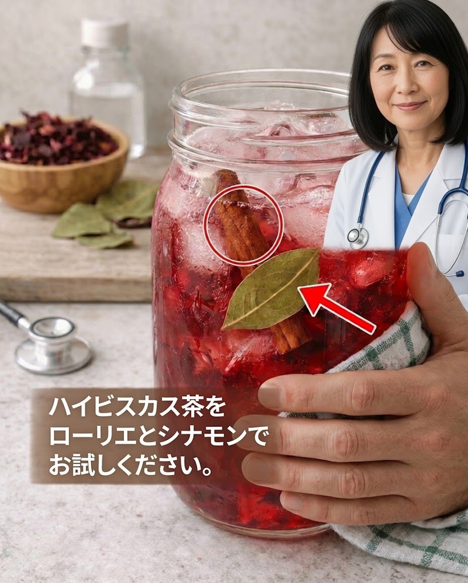 ハイビスカスティーにローリエとシナモンを加えてみたことはありますか？