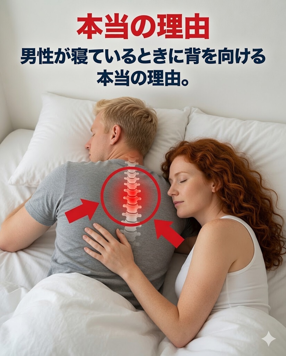 パートナーの仰向け寝があなたたちの関係について本当は何を明かしているのか