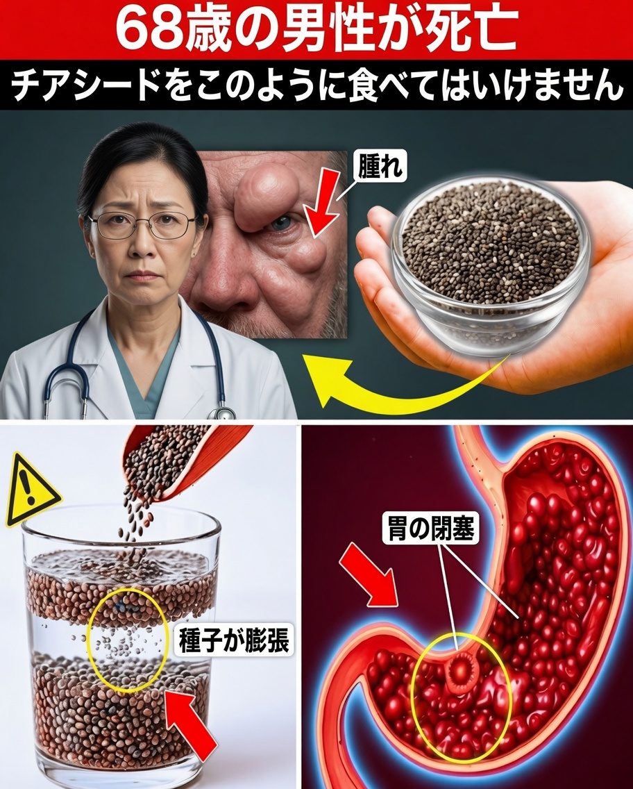 シニアの方は要注意：チアシードを健康増進のために正しく食べる方法