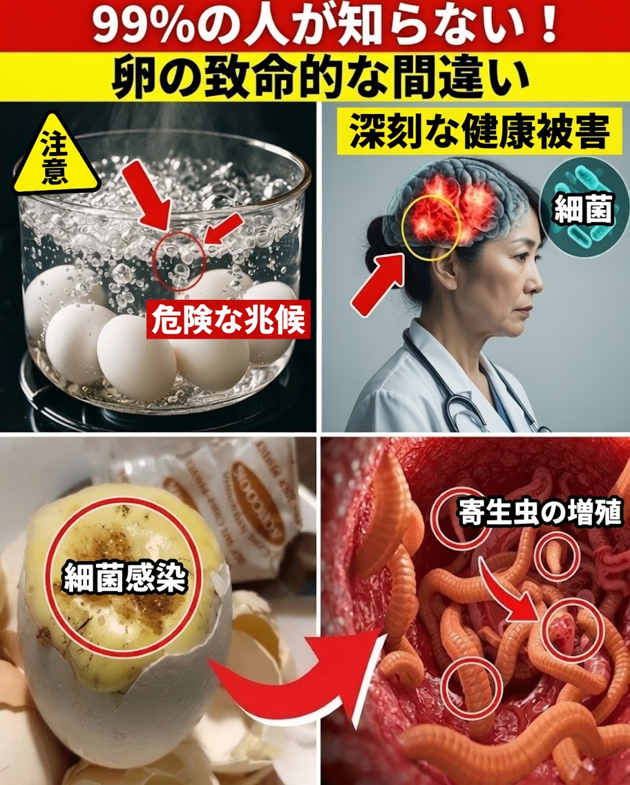 卵の正しい食べ方：健康のために避けたい危険な7つの間違い