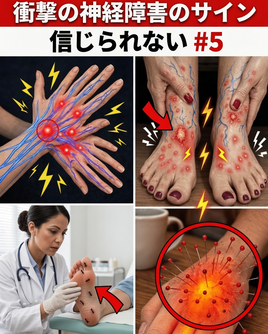 60歳以上？見落としがちな手足の神経障害の驚くべき10のサイン