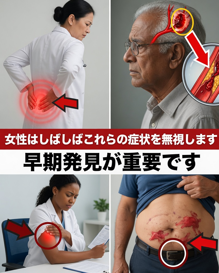 60歳以上の女性：ほとんど誰も気づかない脳動脈瘤の早期警告サイン10選（特に#7）