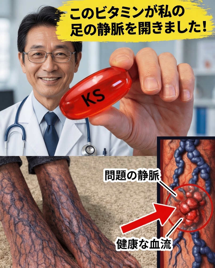 高齢者のみなさん、一般的なビタミンが脚の血行にどんな効果をもたらすのか考えたことはありますか？
