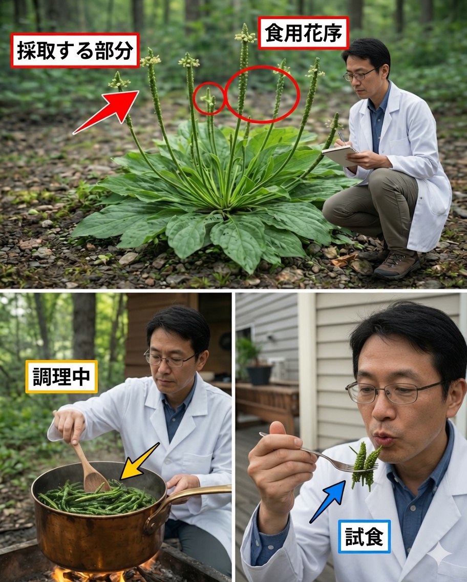 あなたが毎日踏んでいる植物が、最強の自然療法の一つかもしれない：オオバコ（Plantago major）