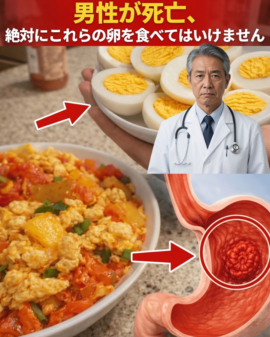 高齢者の皆さん、注意：卵をこの3つの食品と一緒に食べないで—驚きの影響！