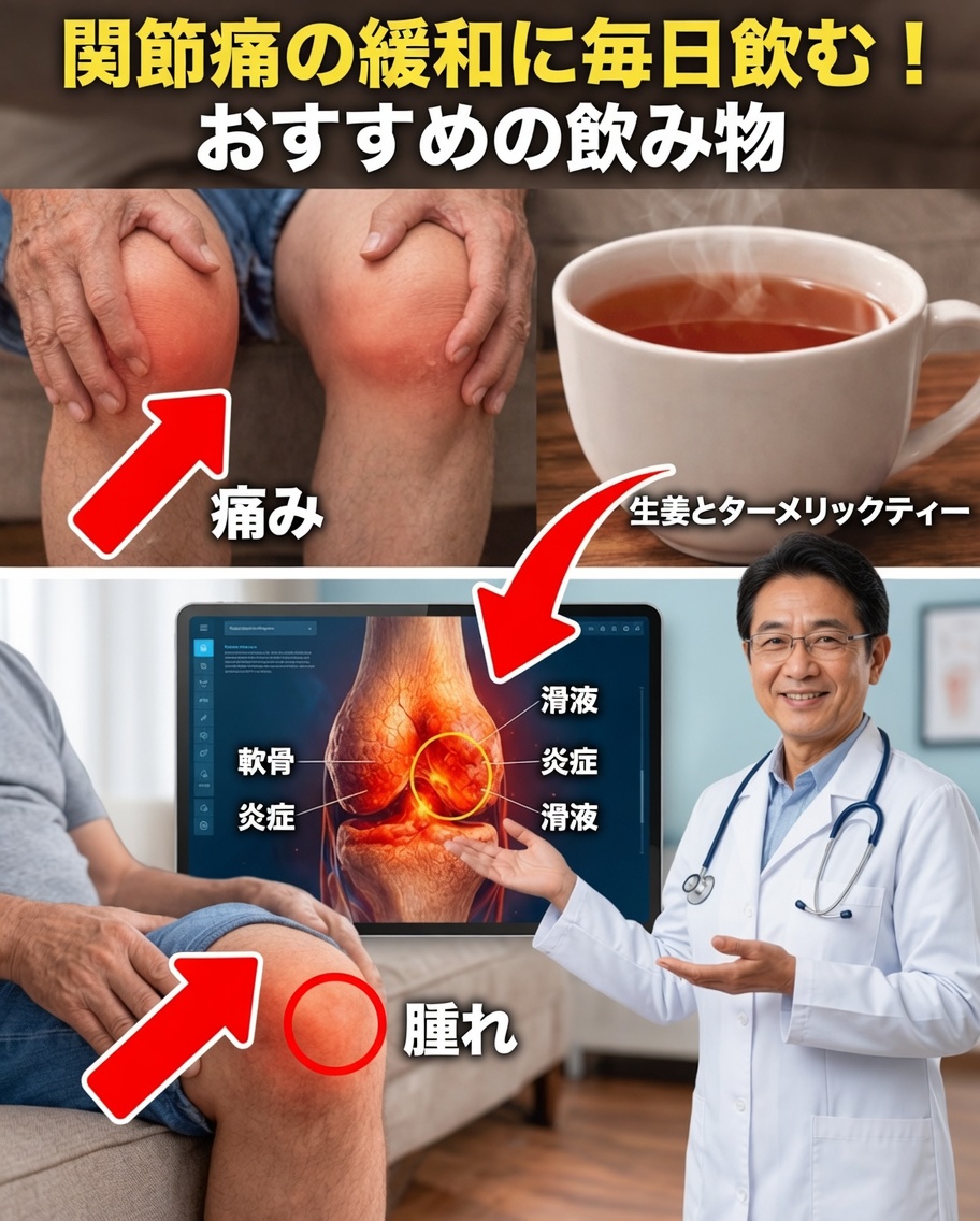 たった1杯！朝のこのシンプルな飲み物で高齢者のこわばった関節は和らぐのか？