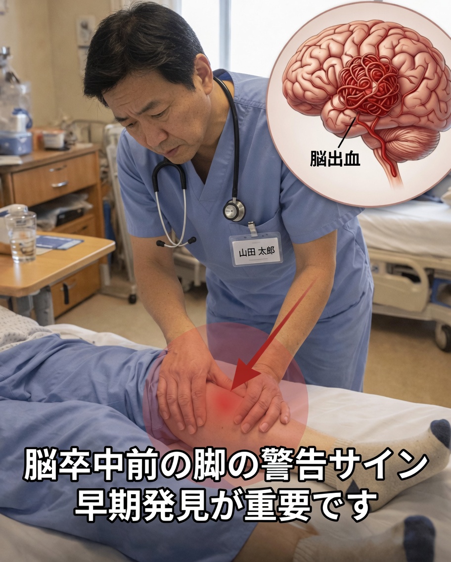 重篤な脳血管障害を示唆する可能性がある脚の警告サイン――高齢者が知っておくべきこと