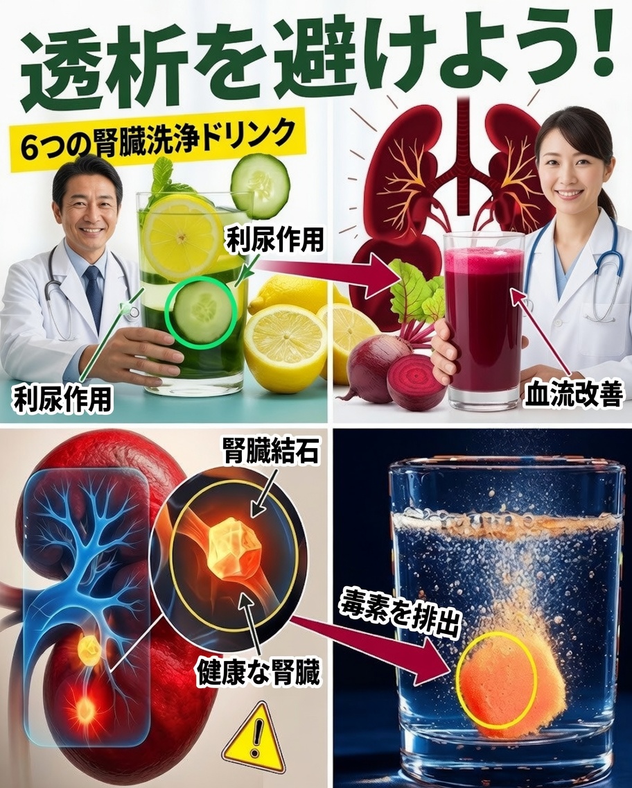 腎臓を浄化して活性化する7つのパワフルな天然ドリンク