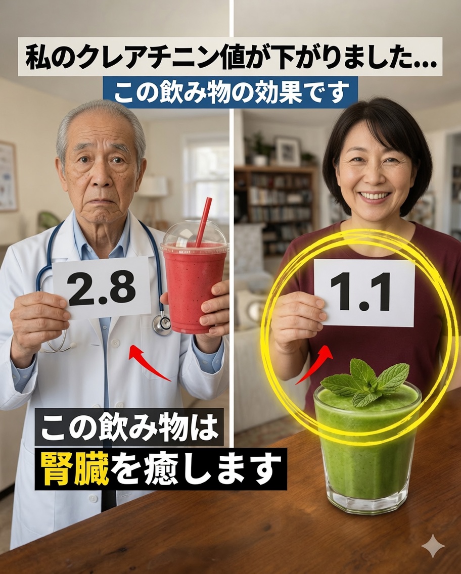 クレアチニンのバランスを自然に整え、腎臓をケアするのに役立つ朝の飲み物トップ3