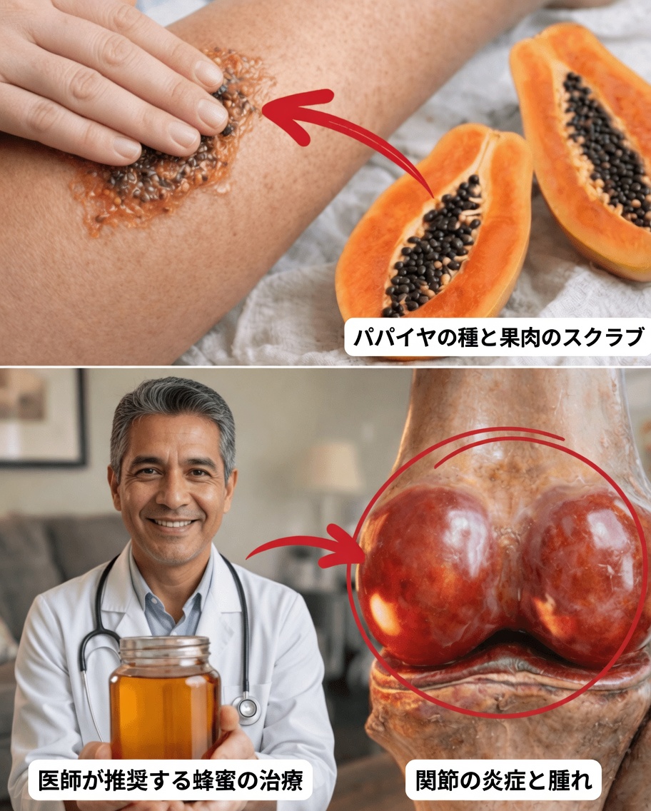 関節の痛みを和らげるパパイヤの種：膝・背中・脊椎の不快感に効く簡単な家庭療法