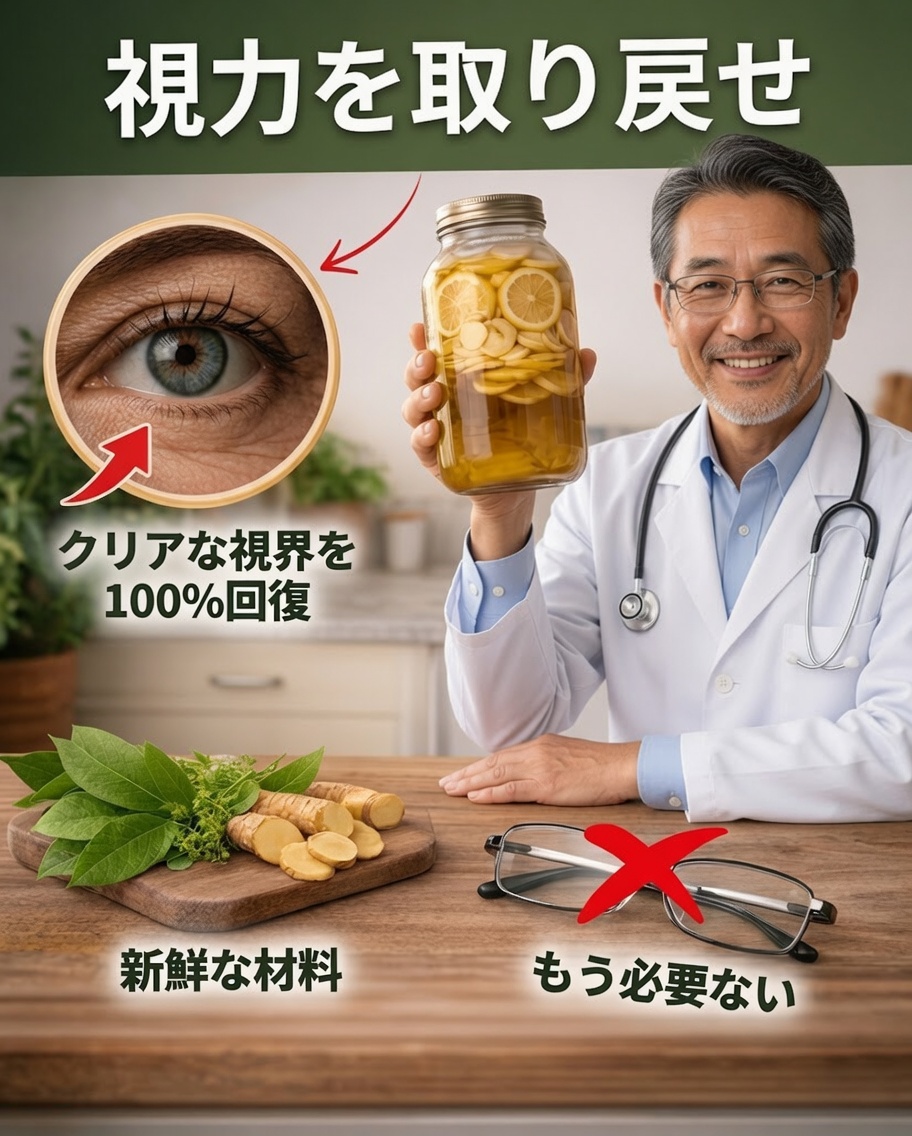 自然に目の健康をサポートするために多くの人が使っている、あまり知られていない自家製トニック