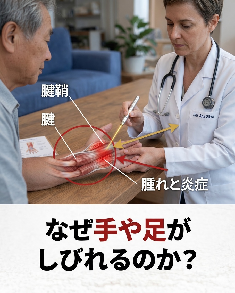 手や足が頻繁にしびれたり、チクチクしたりしますか？あなたの体が伝えようとしていることを見てみましょう