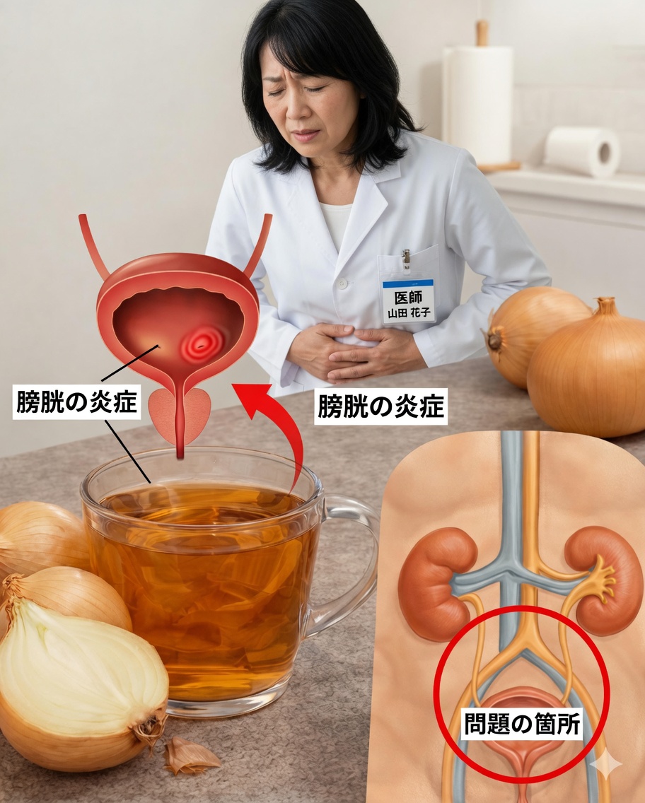 前立腺と膀胱の自然な快適さをサポートする、500年の歴史を持つ玉ねぎの皮の薬