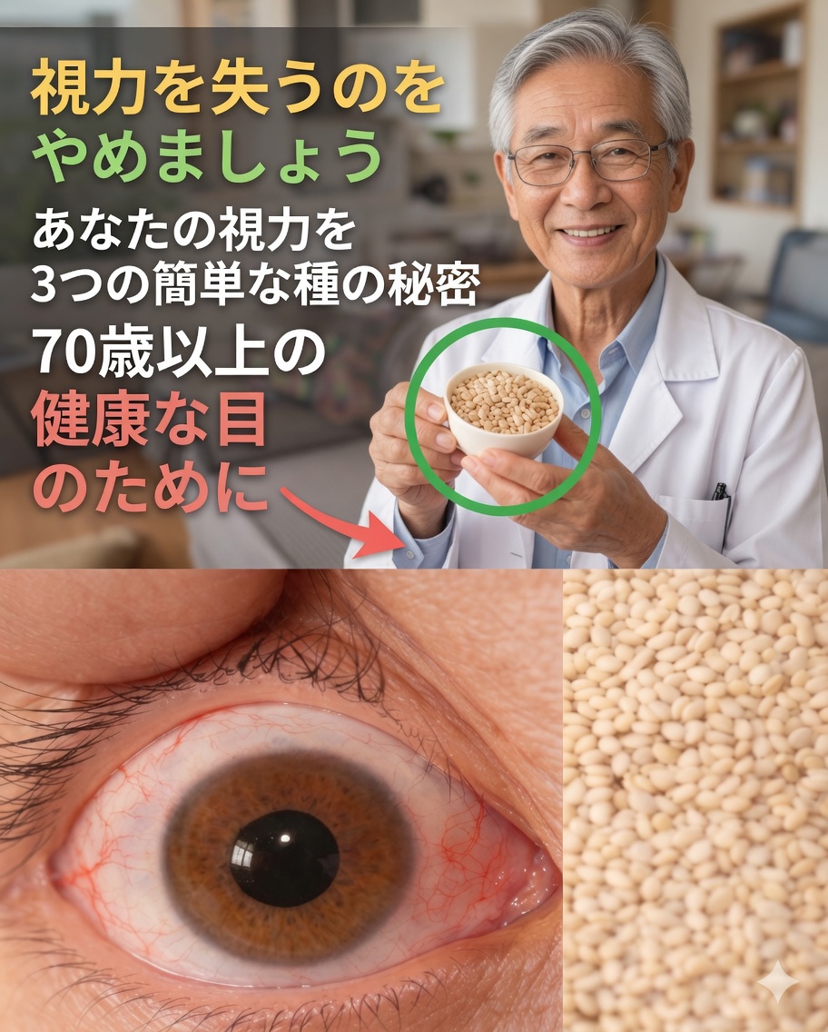 60歳以上？視力を自然にサポートするかもしれない種子の隠された力を発見しましょう