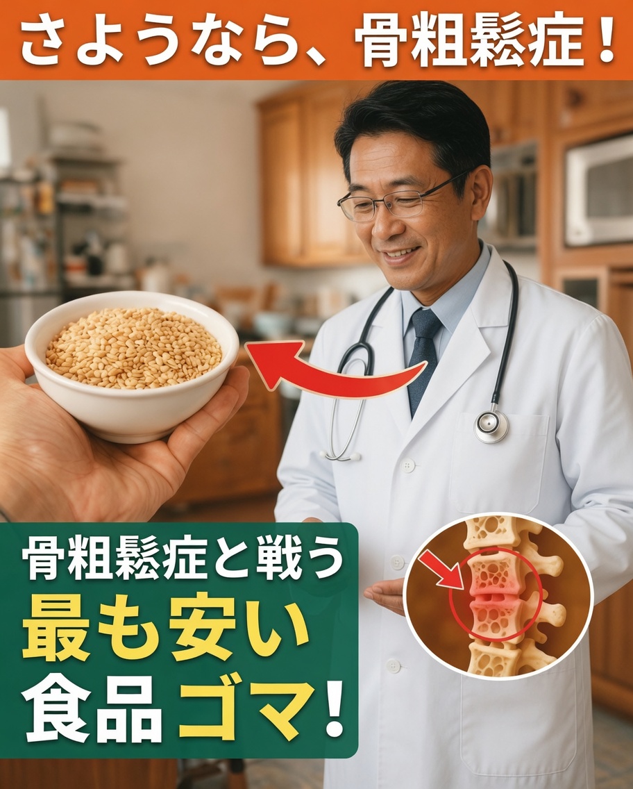 60歳以降の骨粗しょう症に対抗する最も安い食べ物――多くの高齢者が見過ごしている！