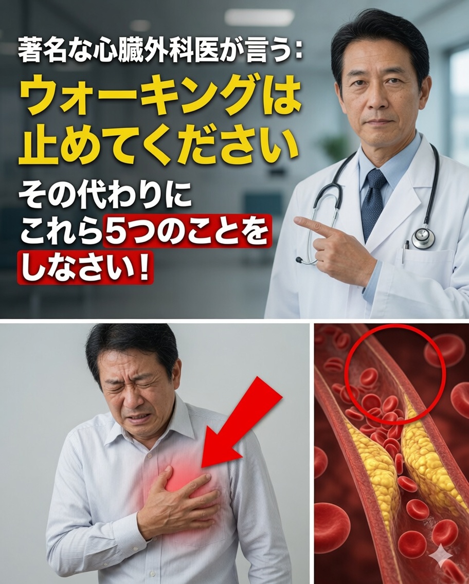 歩くのは忘れよう！60歳を過ぎたらこの5つの運動をしよう——外科医も推薦