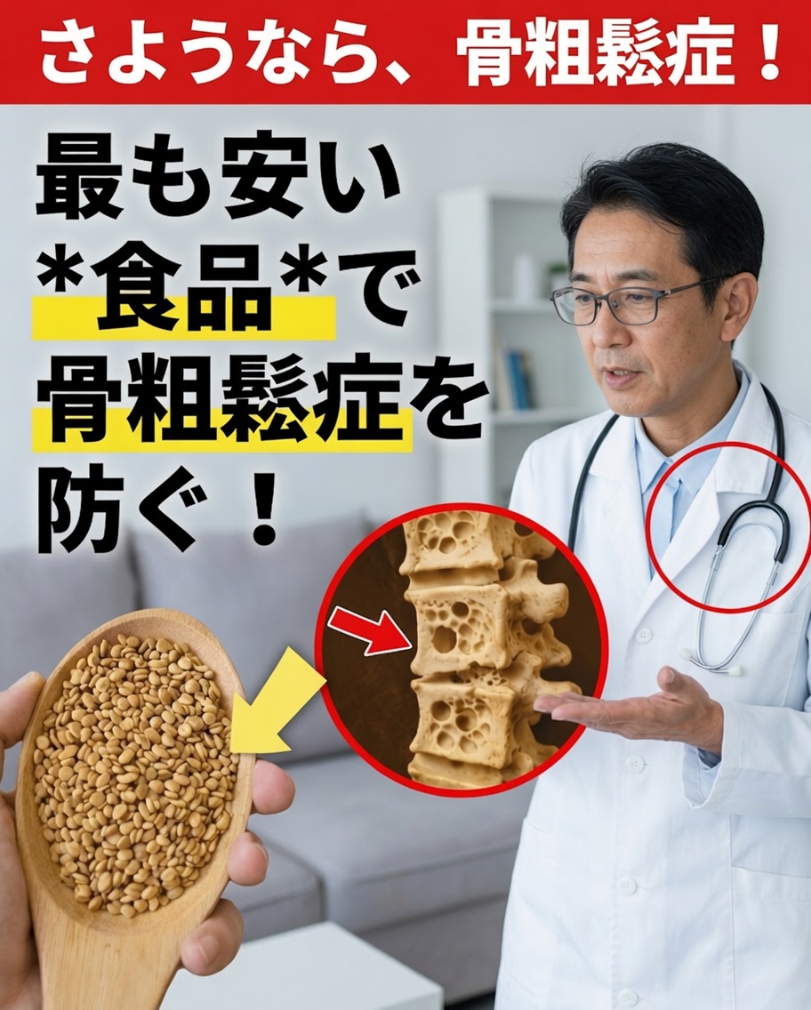 多くの高齢者が見過ごしている、最も安いスーパーフード――60歳以降の骨の健康を劇的に変える可能性があるもの