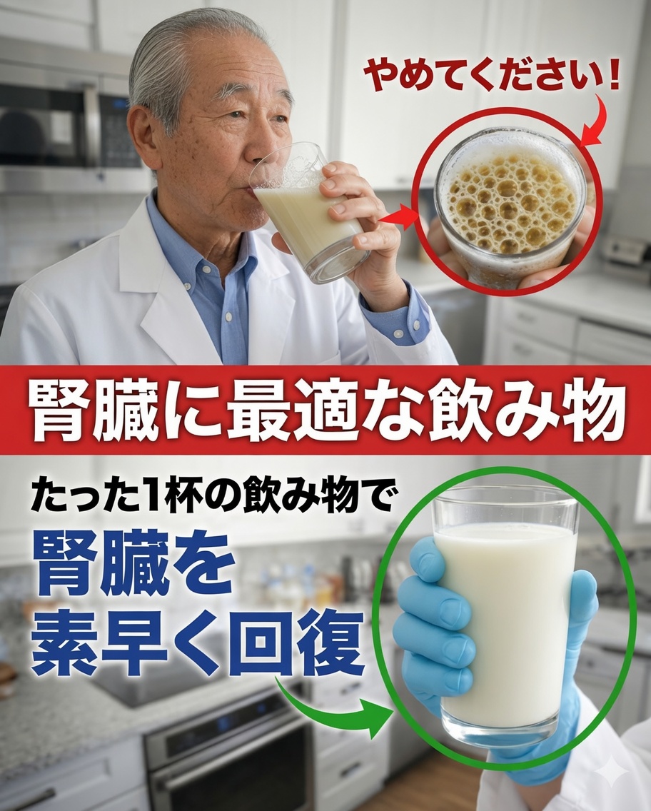 腎臓の健康に最適な5つの飲み物：クレアチニンとタンパク尿の管理に役立つ小さな習慣