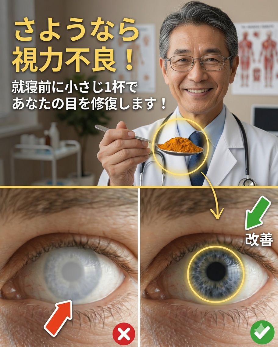 60歳以上？寝る前にこれを食べれば、40歳の頃のように目が見えるように目覚める