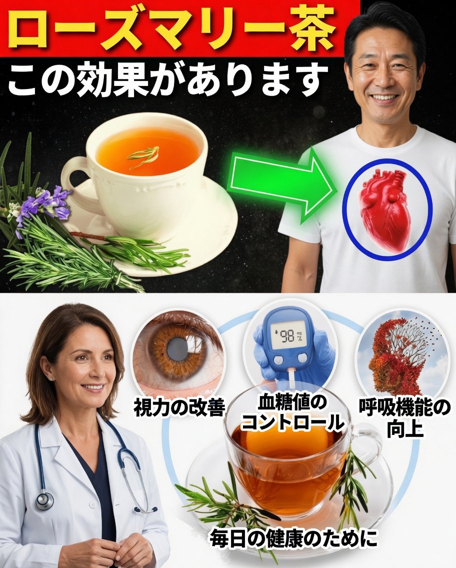 ローズマリーティーを毎日飲むべき10の強力な理由（無視すべきではない自然の癒しの習慣）