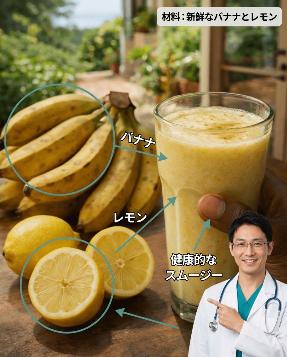 バナナにレモンを混ぜると、あなたの新しい朝の習慣になるかもしれない理由（簡単・節約・爽快）