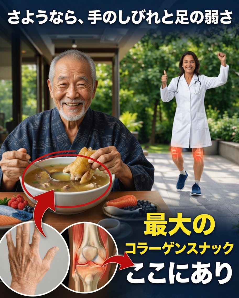 60歳以降の関節の快適さと可動性を自然にサポートする方法を探る：食事に取り入れるべきコラーゲン豊富な食品