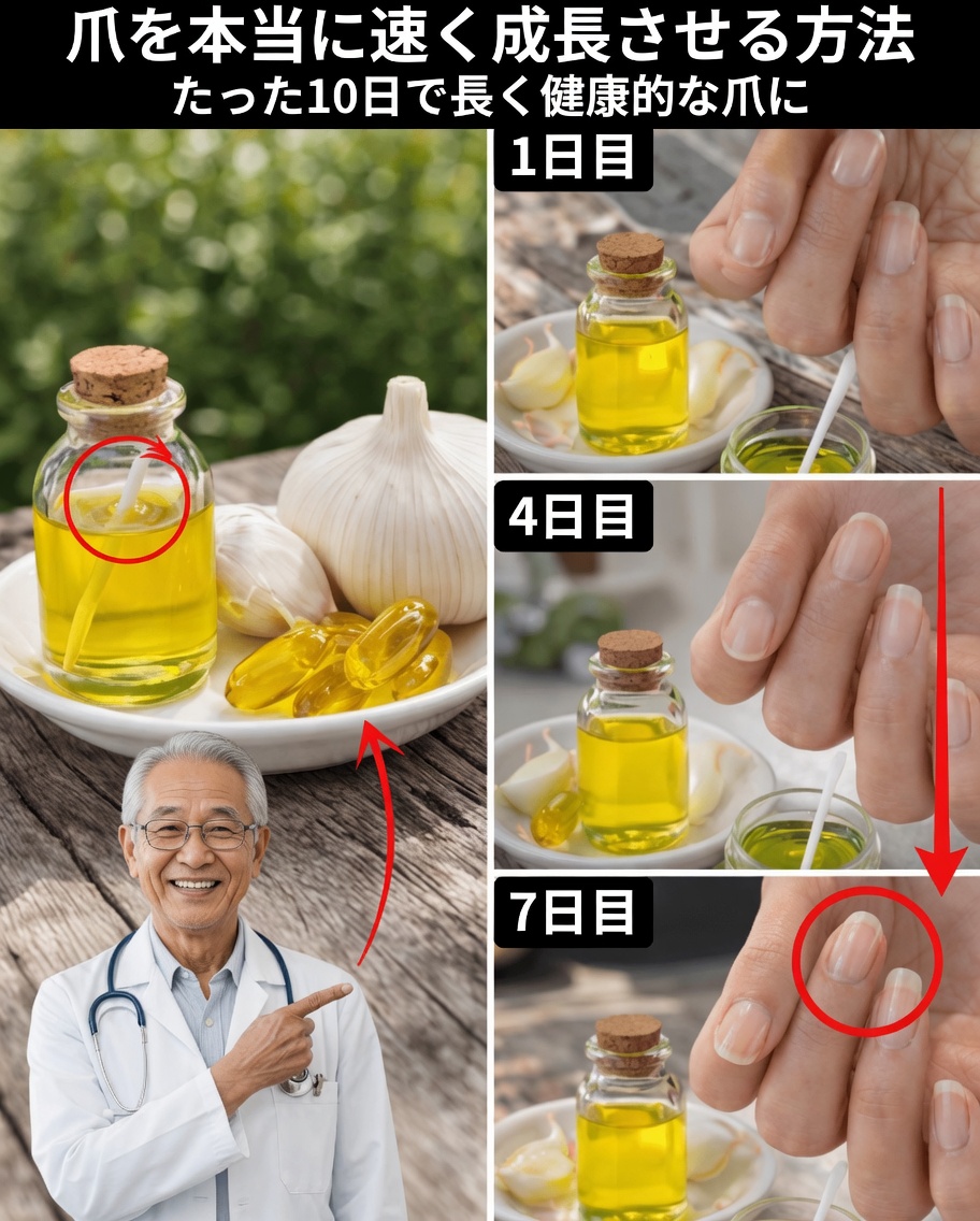 爪の健康的な成長を自然にサポートする方法：より強く長い爪のためのシンプルな習慣