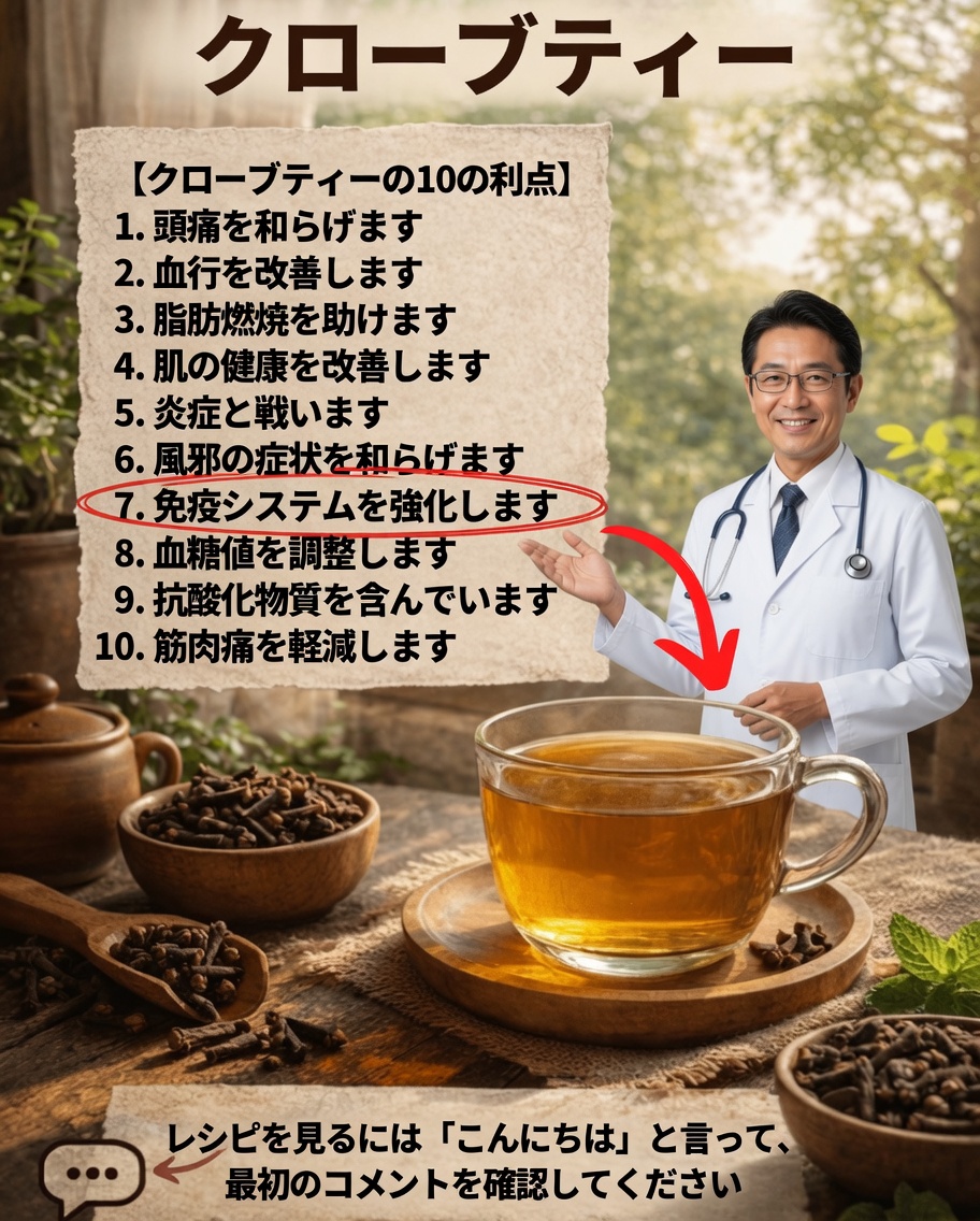 クローブティーを毎日の習慣に取り入れることで得られる可能性のある効果を知ろう：シンプルガイド