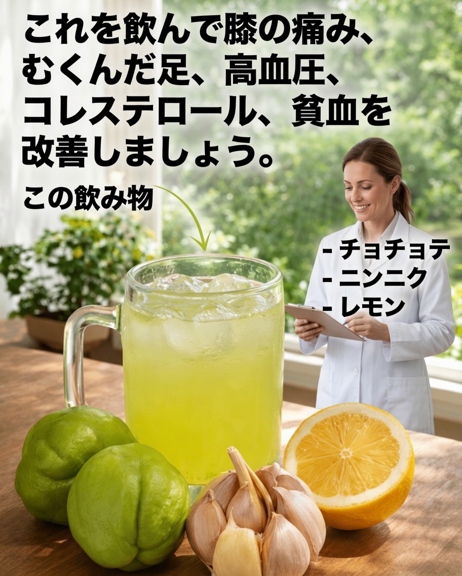 毎日の習慣にハヤトウリを取り入れることで、膝や足の不快感を和らげ、全体的な健康状態の改善に役立つのでしょうか？