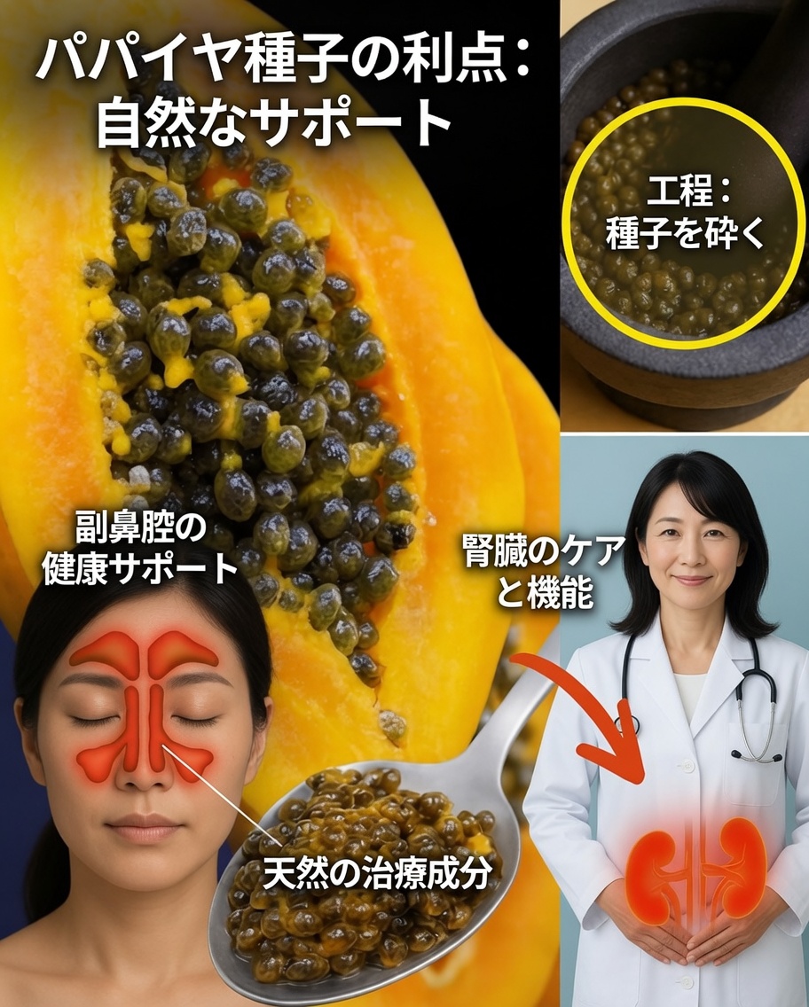 パパイヤの種に秘められた力：健康を変える7つの自然な効果