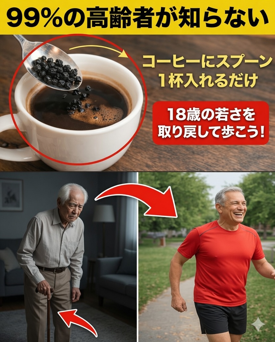 朝のコーヒーにスプーン1杯加えるだけ――60歳以上の人々がその変化に驚いています