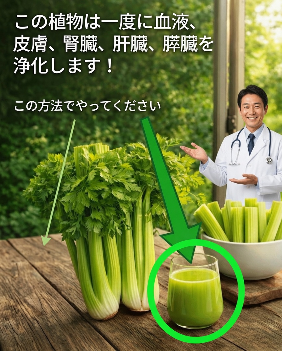 セロリの爽やかな効果を発見：栄養豊富なこの野菜を毎日の習慣に取り入れるためのシンプルガイド