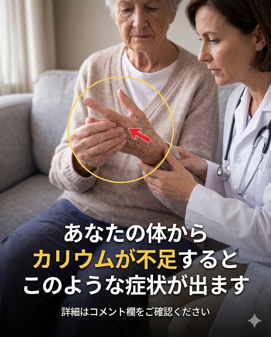 カリウム値が低下している可能性を示す7つの警告サイン――3つ目を見逃さないで