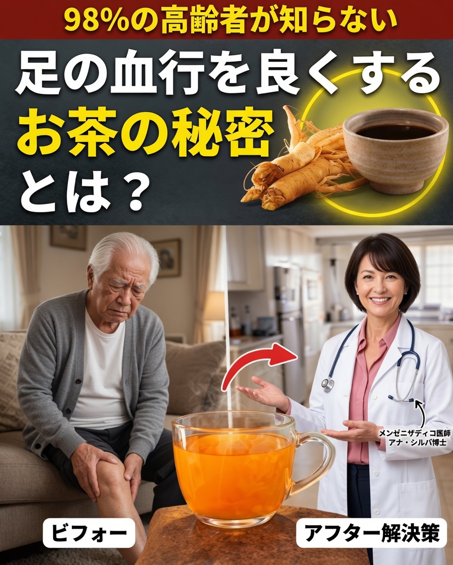 60歳以上？筋力を取り戻し、安全に歩けるようになるための強力なお茶3選